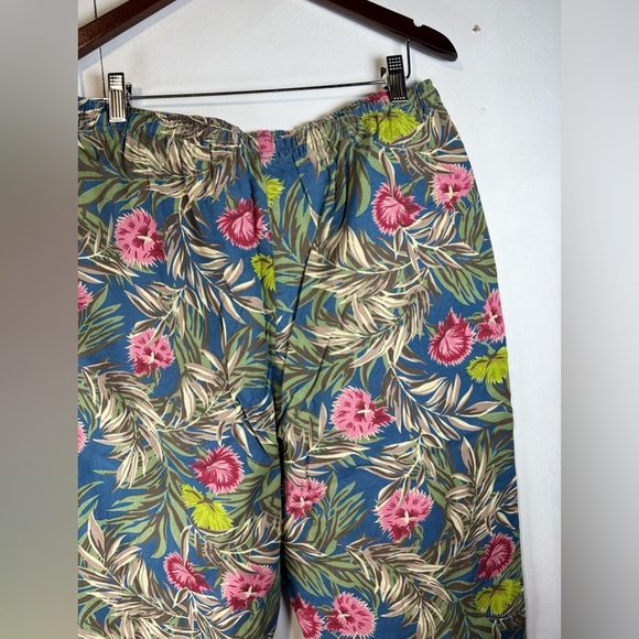 SAG HARBOR SPORT Capri floral pattern new with tag purchased in 1990 size pl - Picture 9 of 13